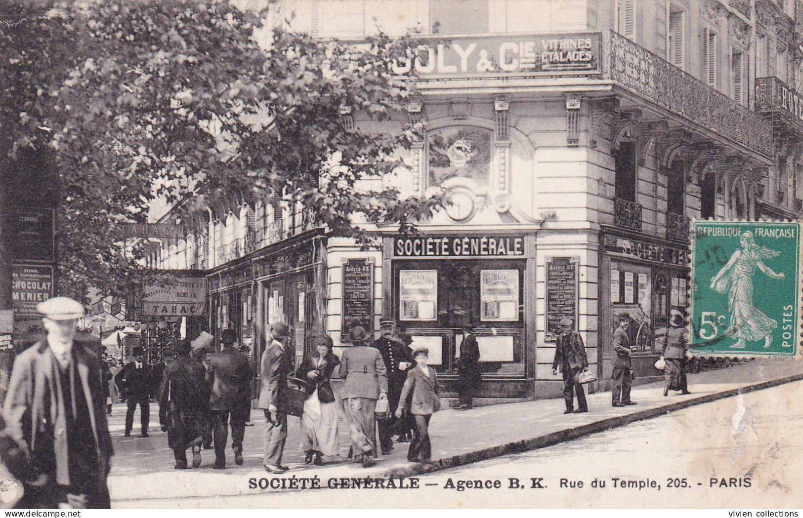 Paris III 205 Rue Du Temple La Société Générale Agence B. K. - Distretto: 03