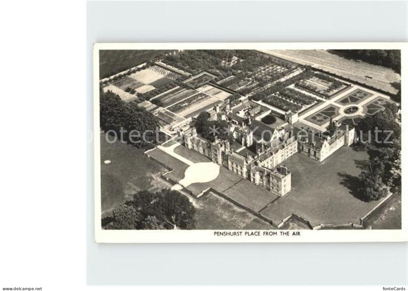 12219743 Penshurst Fordcombe Chiddingstone Penshurst Place Fliegeraufnahme Seven - Sonstige & Ohne Zuordnung