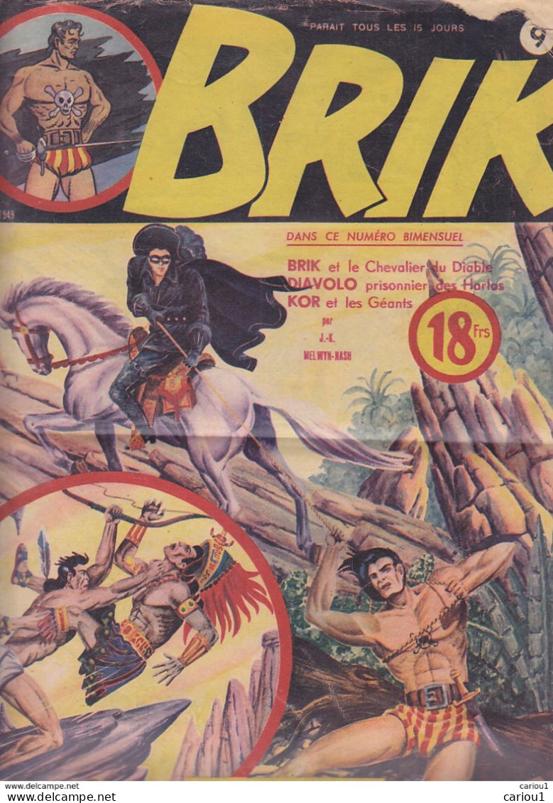 C1 BRIK # 9 1949 Mon Journal DIAVOLO Kor CEZARD Besseyrias PORT INCLUS France - Editions Originales (langue Française)
