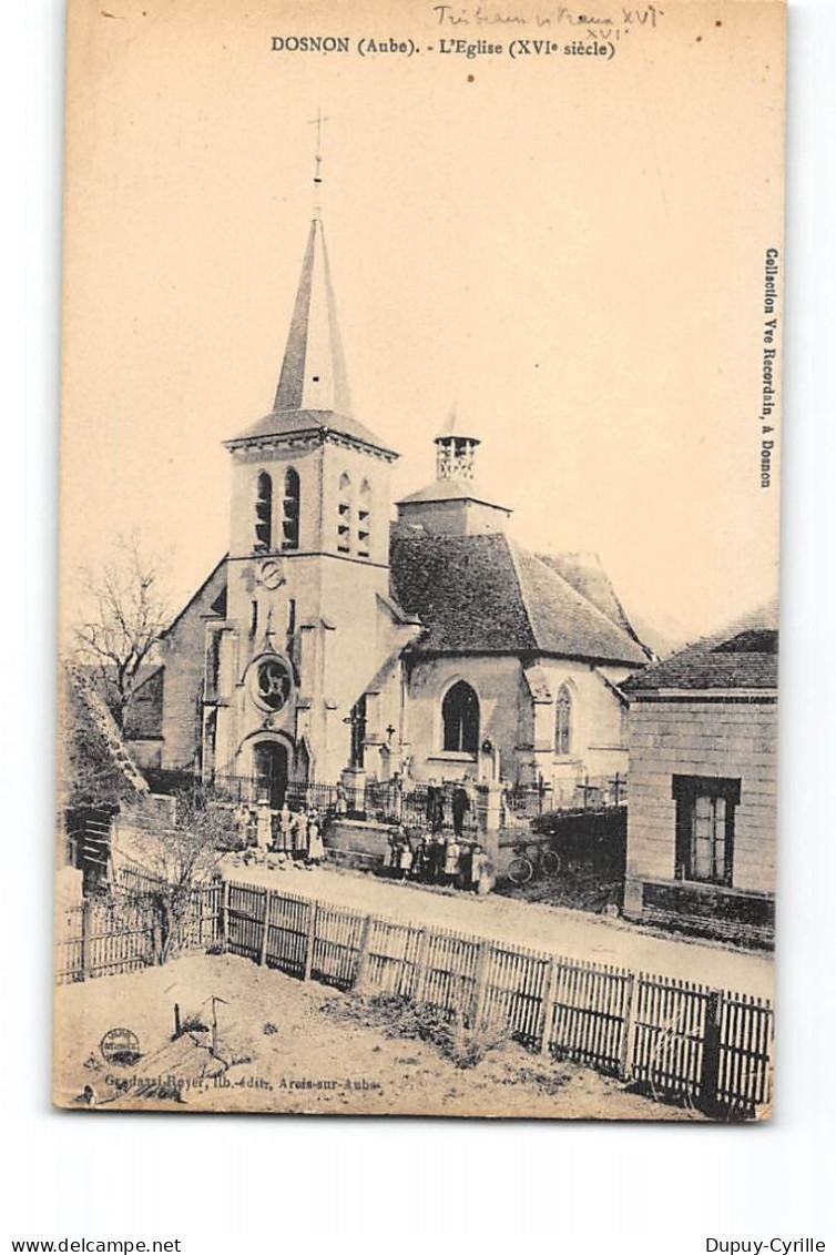 DOSNON - L'Eglise - Très Bon état - Other & Unclassified
