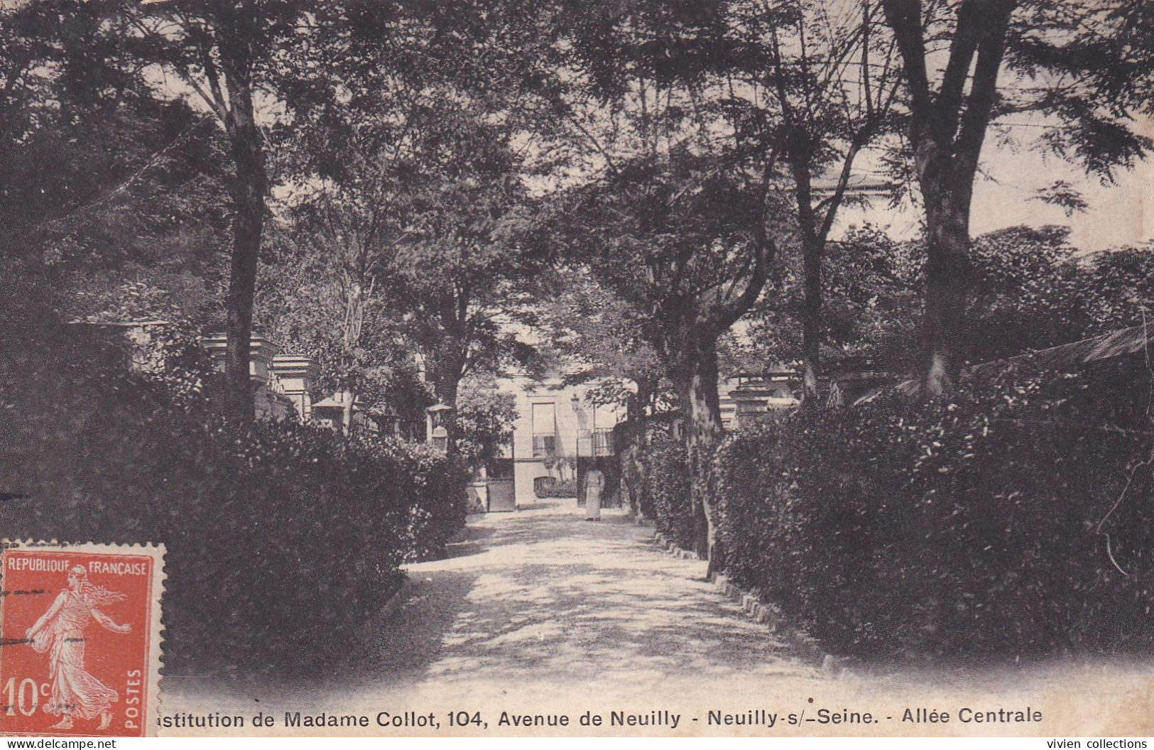 Neuilly Sur Seine (92 Hauts De Seine) Institution De Madame Collot 104 Avenue De Neuilly Allée Centrale - Neuilly Sur Seine