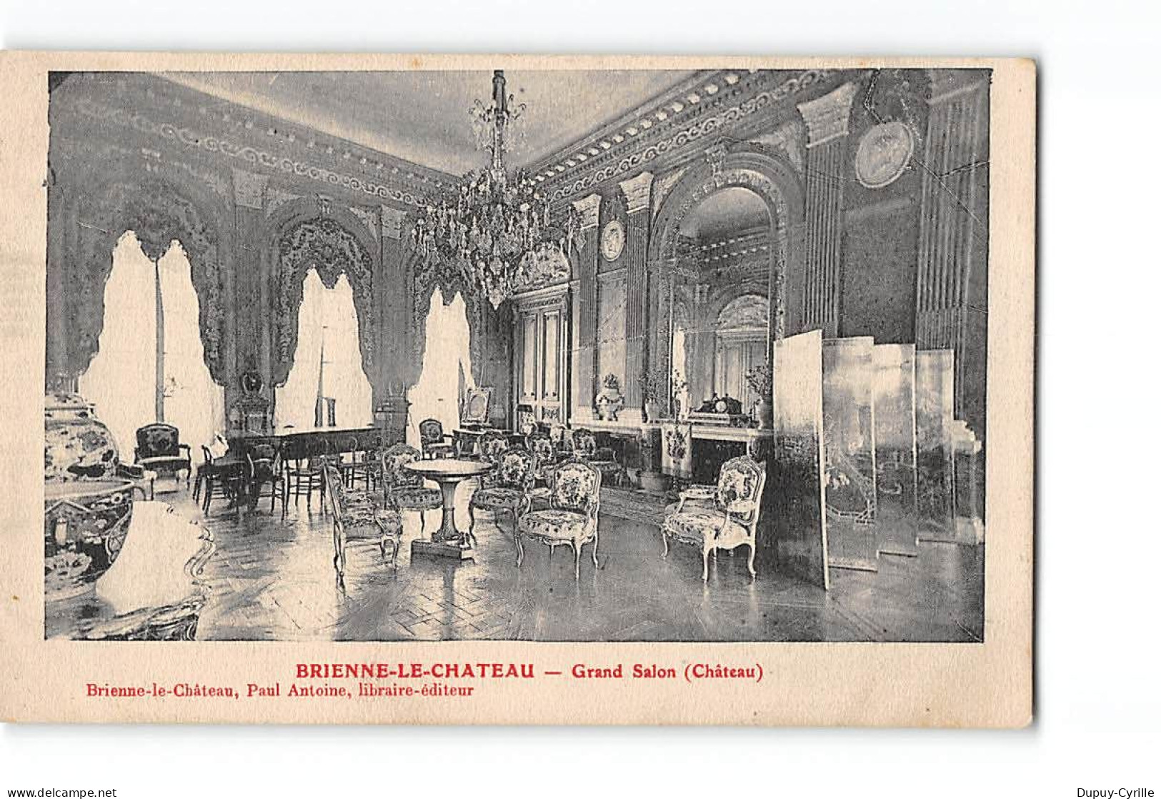 BRIENNE LE CHATEAU - Château - Grand Salon - Très Bon état - Other & Unclassified
