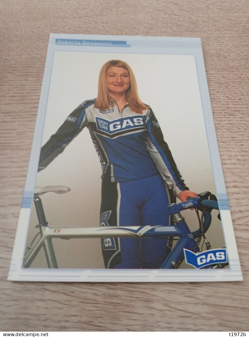 Cyclisme Cycling Ciclismo Ciclista Wielrennen Radfahren BONANOMI ROBERTA (Gas Sport Women Cycling Team 2000) - Cycling
