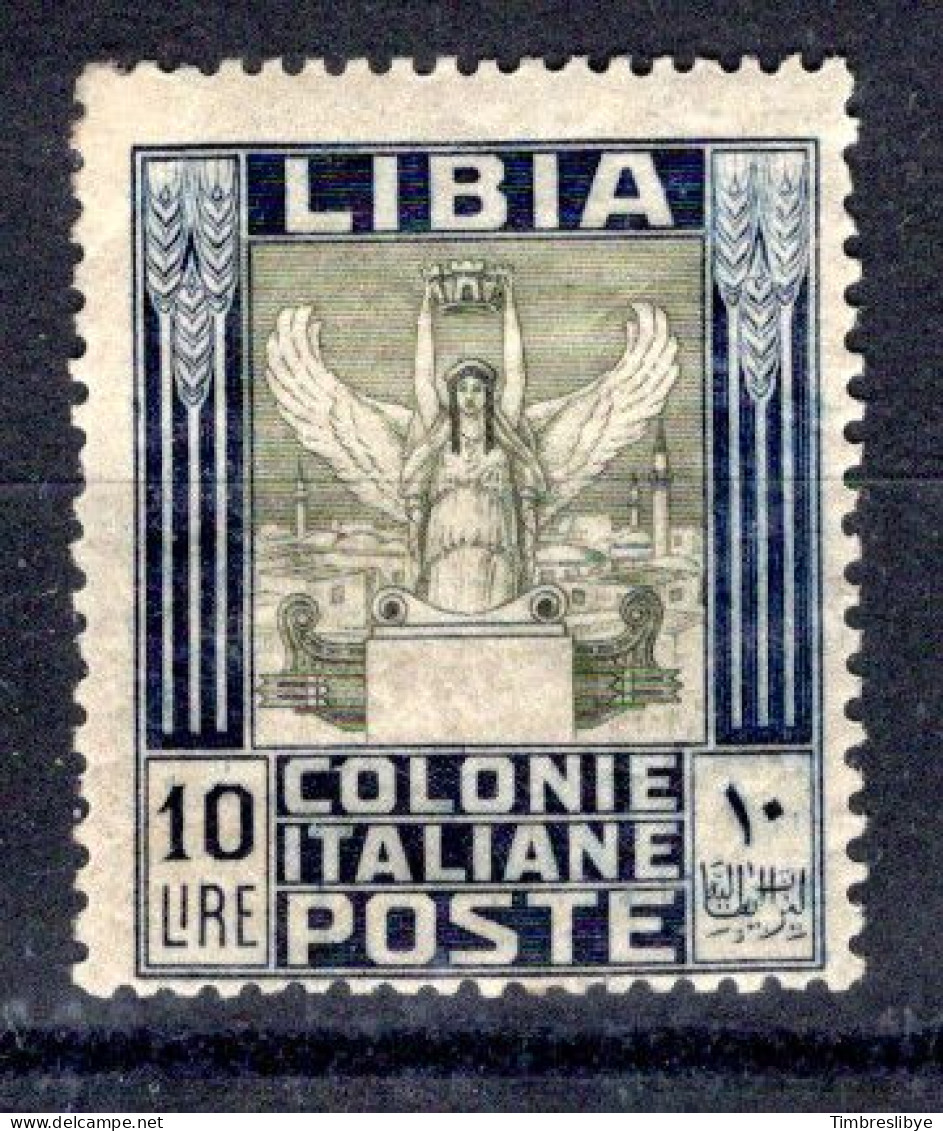 LIBYA Juillet 1921; Colonie Italienne, Victoria De Tripoli, Sassone-N° 32X SANS Filigrane, Neuf *, - Libia