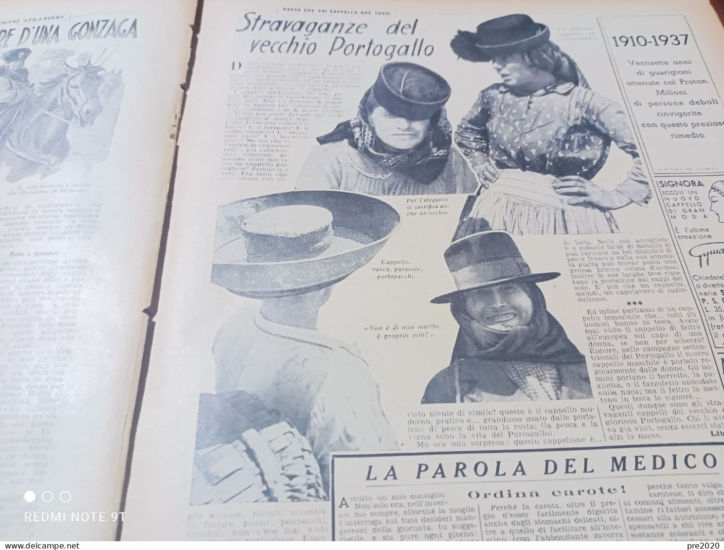 LA DOMENICA DEL CORRIERE 1937 IL PORTOGALLO MONTE ISOLA - Andere & Zonder Classificatie