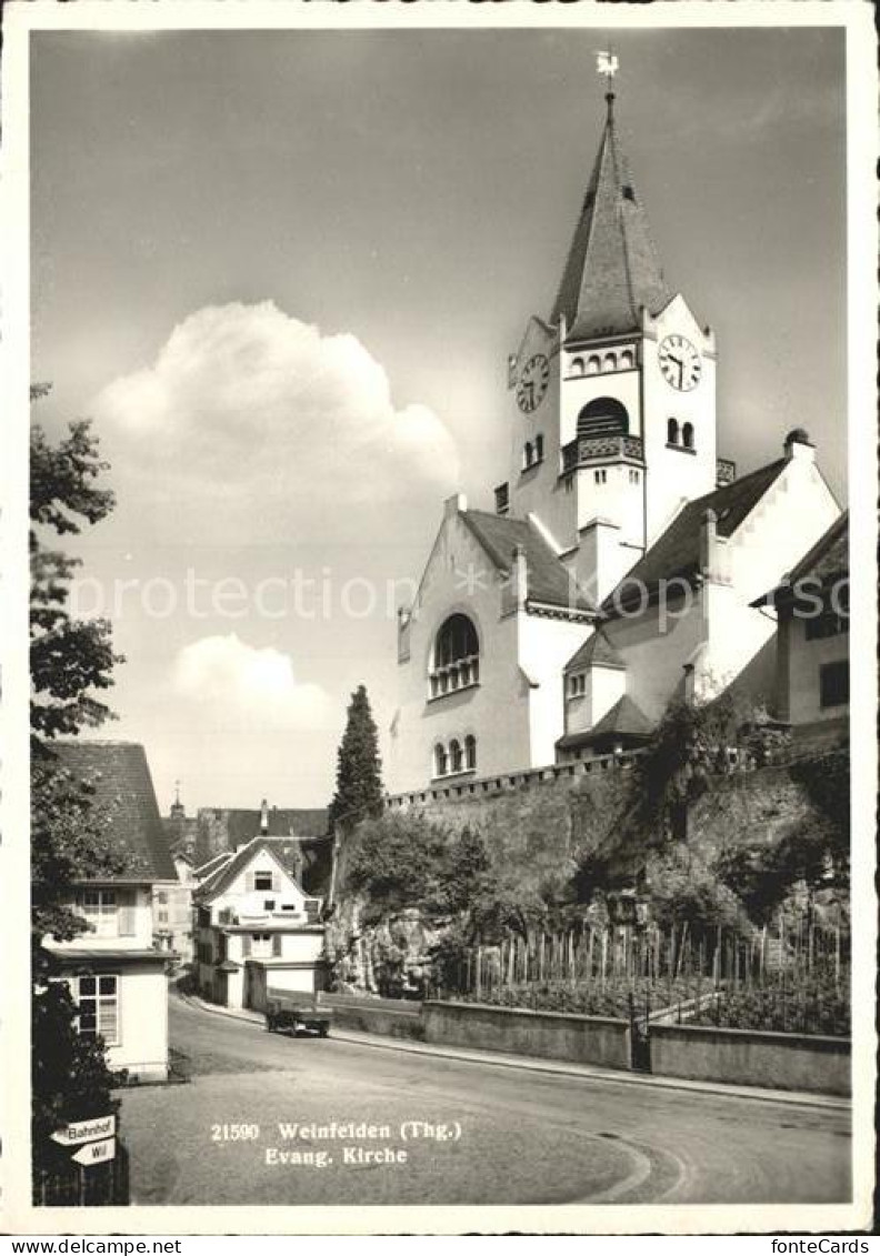 12189220 Weinfelden Kirchenpartie Weinfelden - Autres & Non Classés