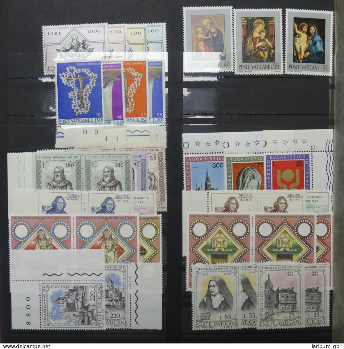 Vatikan Marken Aus Jahrgang 64-78 Im Einsteck Album #LY981 - Autres & Non Classés