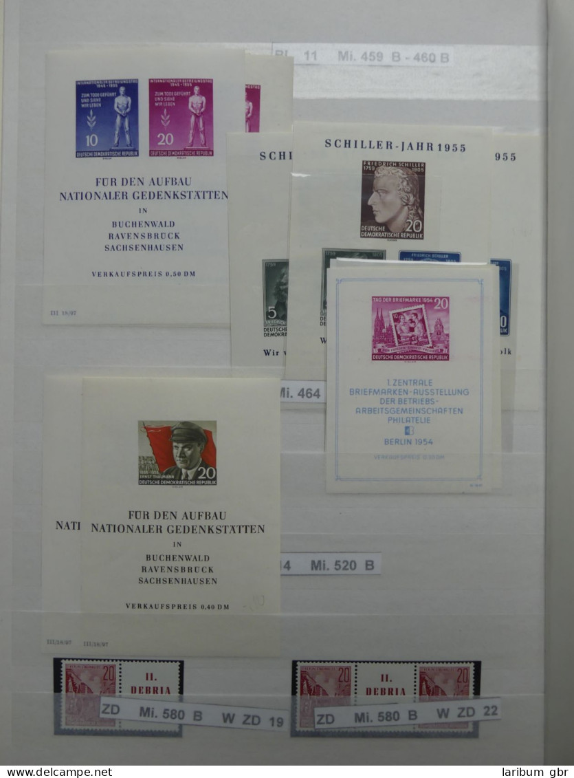 DDR Blocklager Unterschiedlicher Zustand Im Einsteck Album #LY976 - Collections