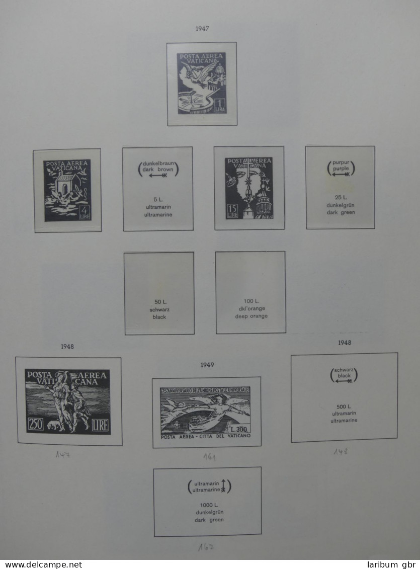 Vatikan ab 1953 augenscheinlich komplett im Leuchtturm Binder #LY995