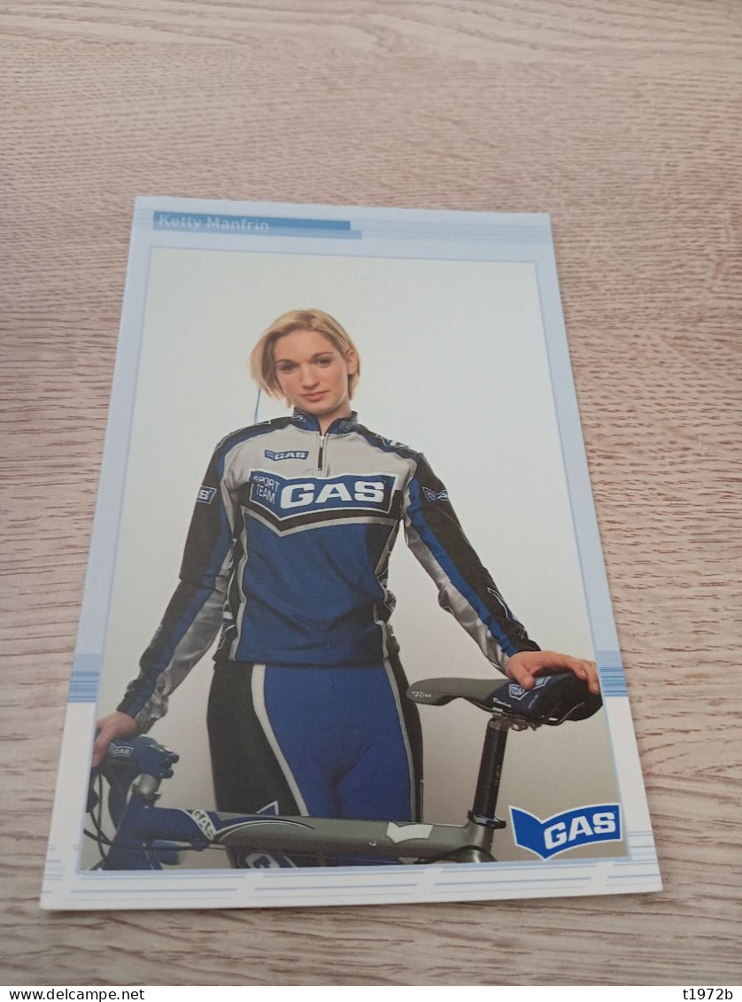 Cyclisme Cycling Ciclismo Ciclista Wielrennen Radfahren MANFRIN KETTY (Gas Sport Women Cycling Team 2000) - Cycling