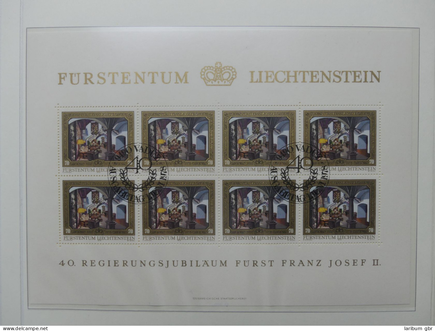 Liechtenstein Große Postfrisch Sammlung Kleinbögen Im Borek Vordruck #LY974 - Autres & Non Classés