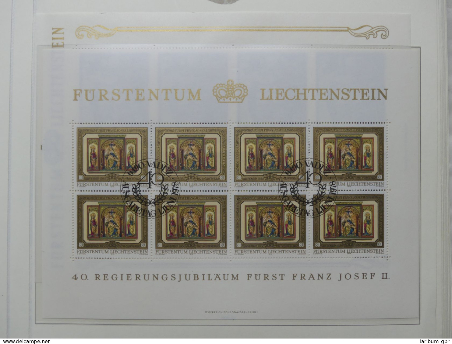 Liechtenstein Große Postfrisch Sammlung Kleinbögen Im Borek Vordruck #LY974 - Sonstige & Ohne Zuordnung