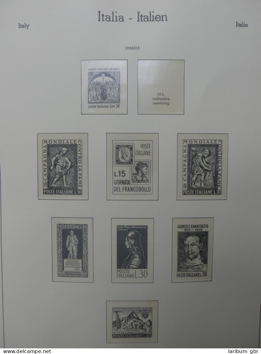 Italien Ab 1963 Postfrisch Besammelt Im Leuchtturm Binder #LY996 - Non Classés