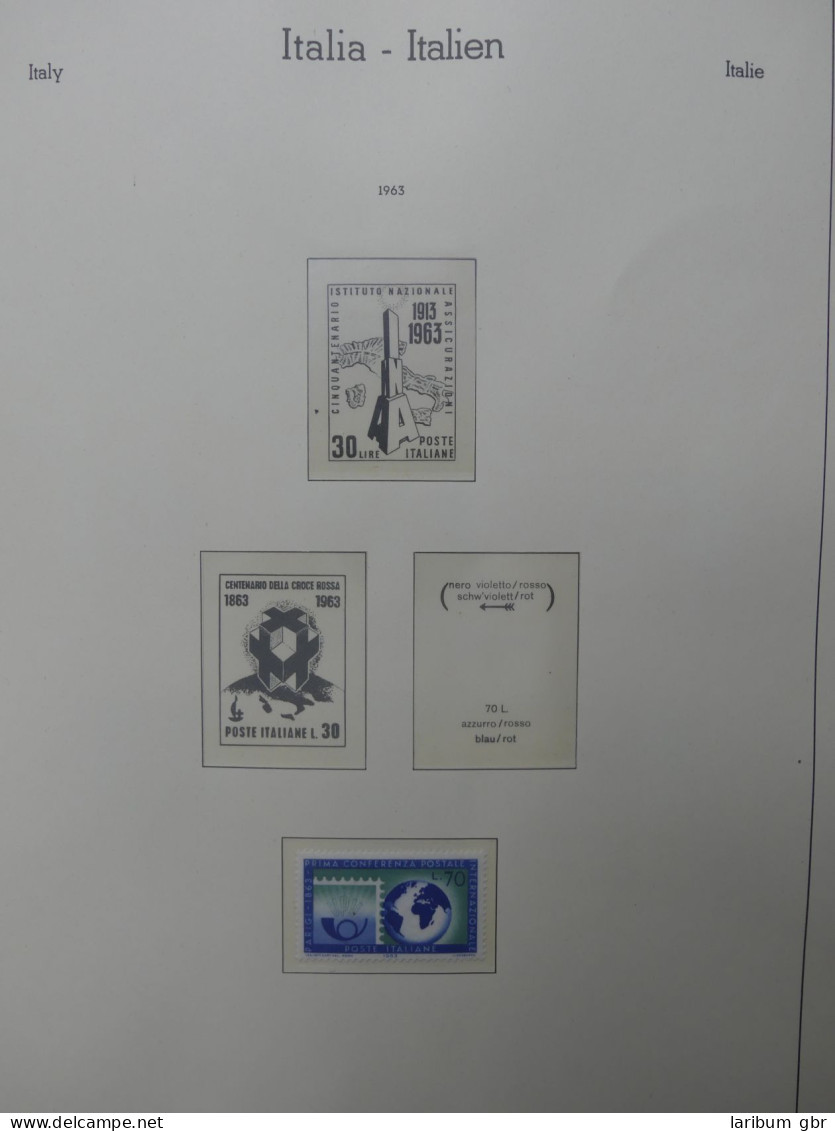 Italien Ab 1963 Postfrisch Besammelt Im Leuchtturm Binder #LY996 - Zonder Classificatie