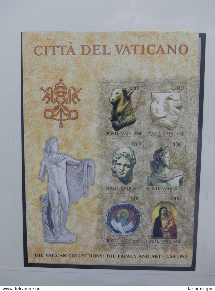 Vatikan gut besammelt bis 1990 im Safe Vordruck #LZ005