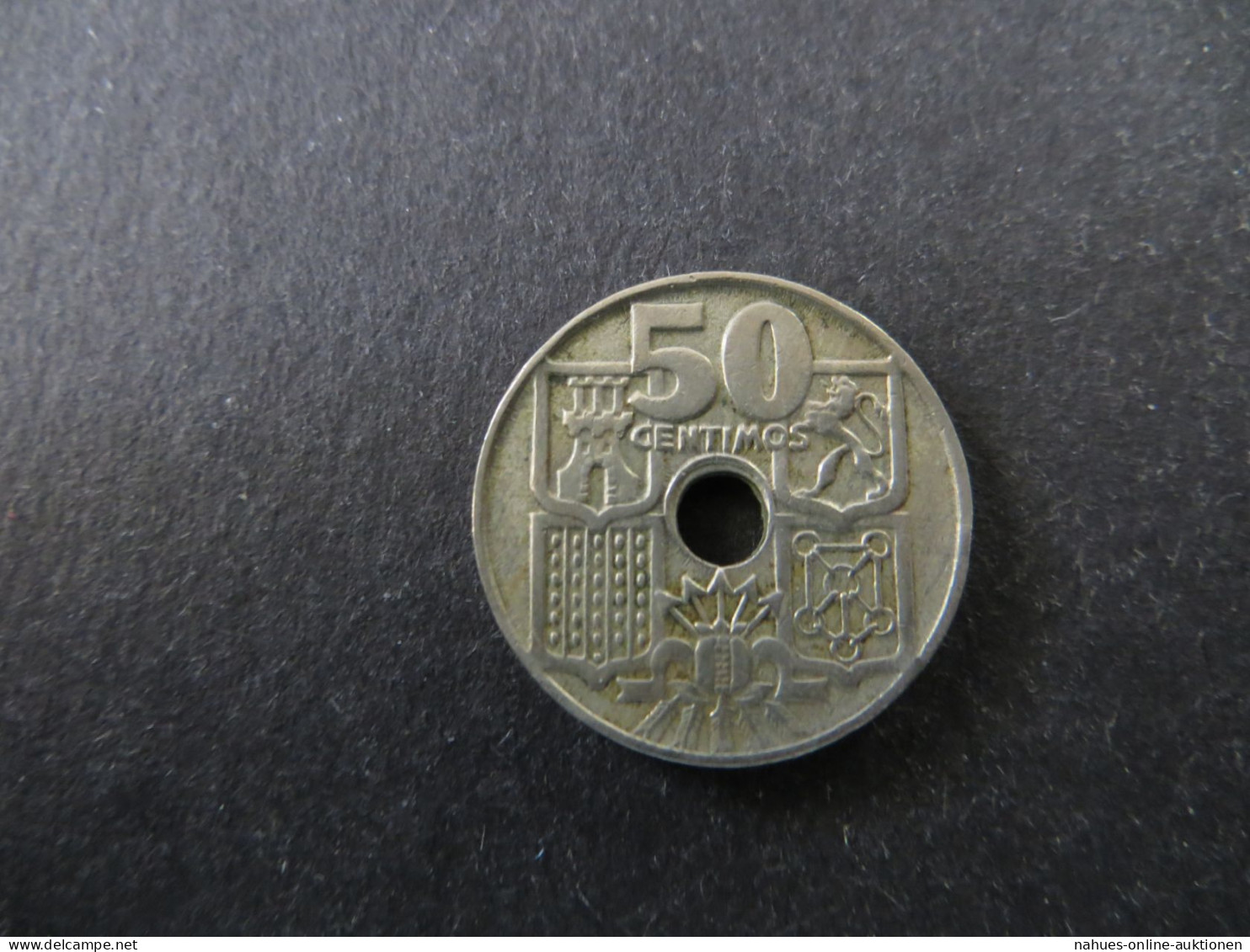 Münze Spanien 50 Centimos 1949 Vzgl. Schön: 27 - Andere & Zonder Classificatie
