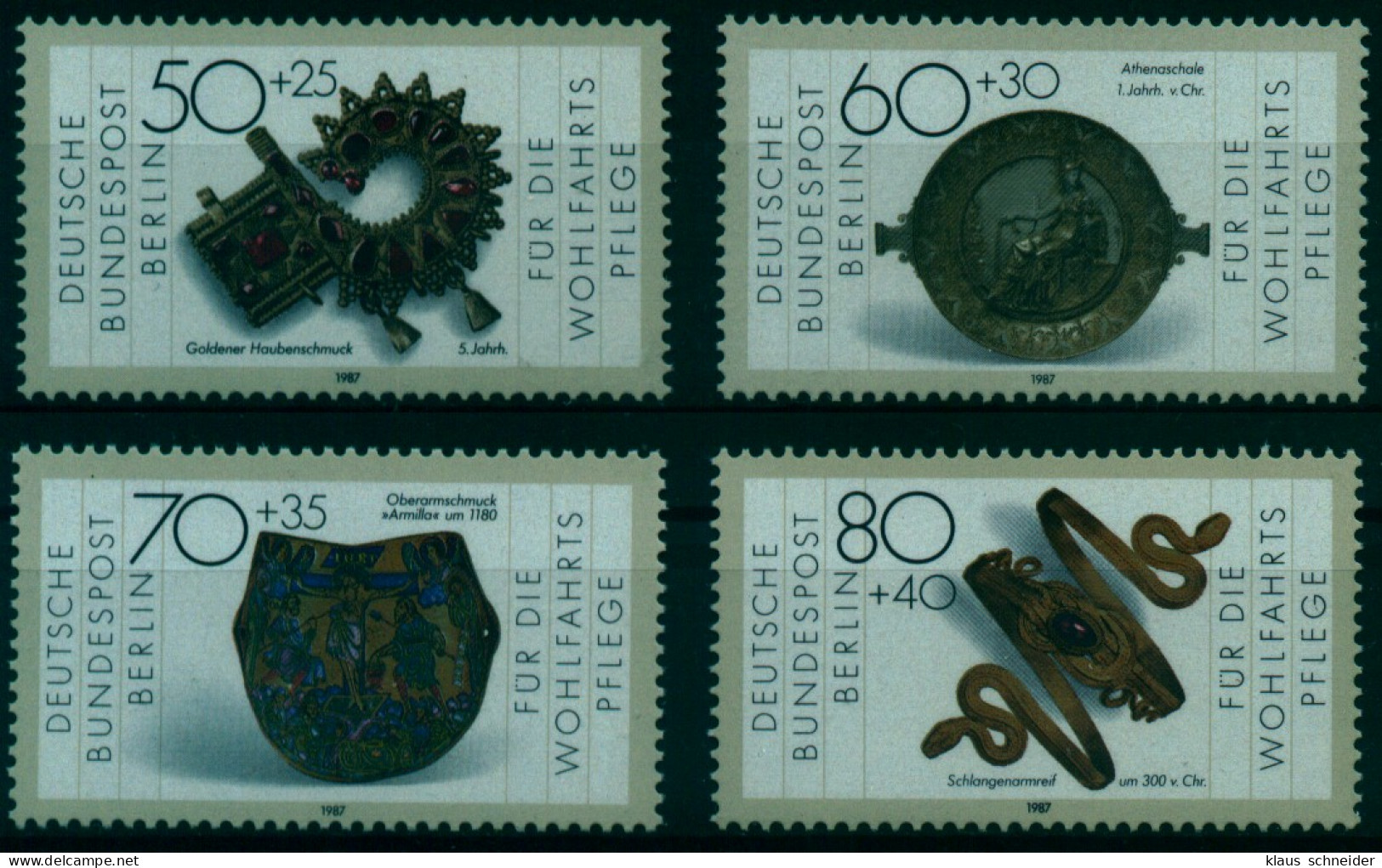 BERLIN 1987 Nr 789-792 Postfrisch X0EB2EA - Unused Stamps