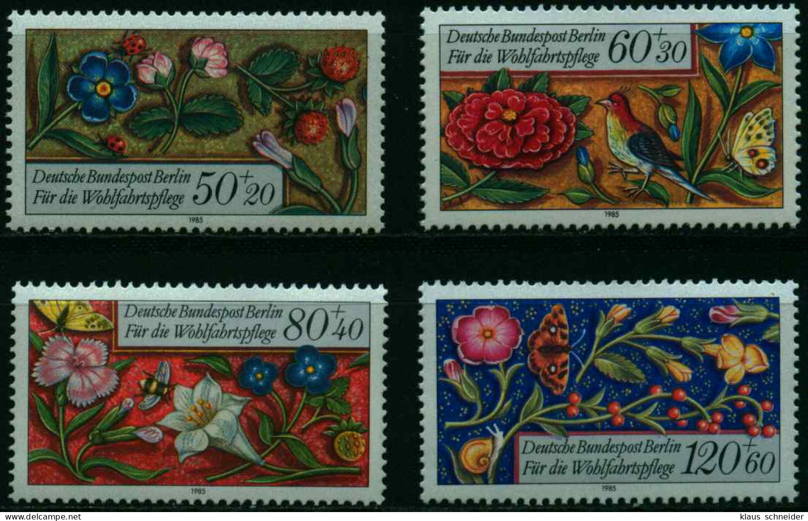 BERLIN 1985 Nr 744-747 Postfrisch X10D716 - Unused Stamps