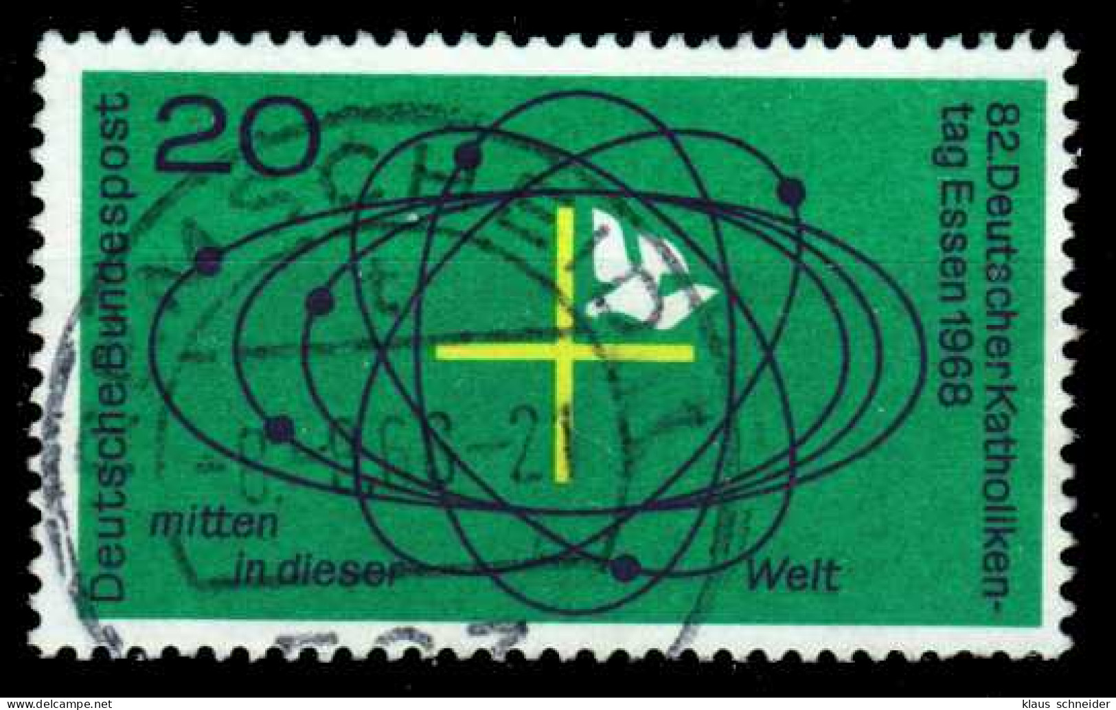 BRD 1968 Nr 568 Zentrisch Gestempelt X12985E - Oblitérés