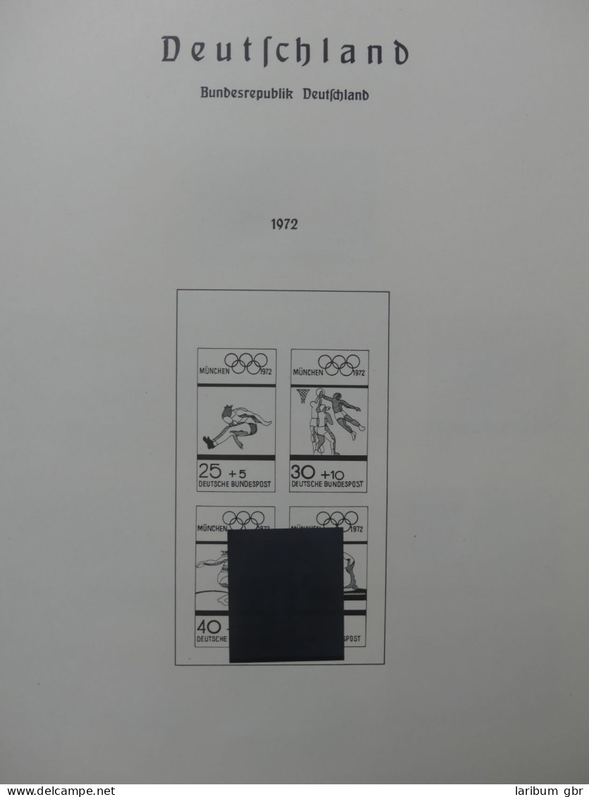 BRD Bund mit Anfängen gestempelt besammelt im Leuchtturm Binder #LY994