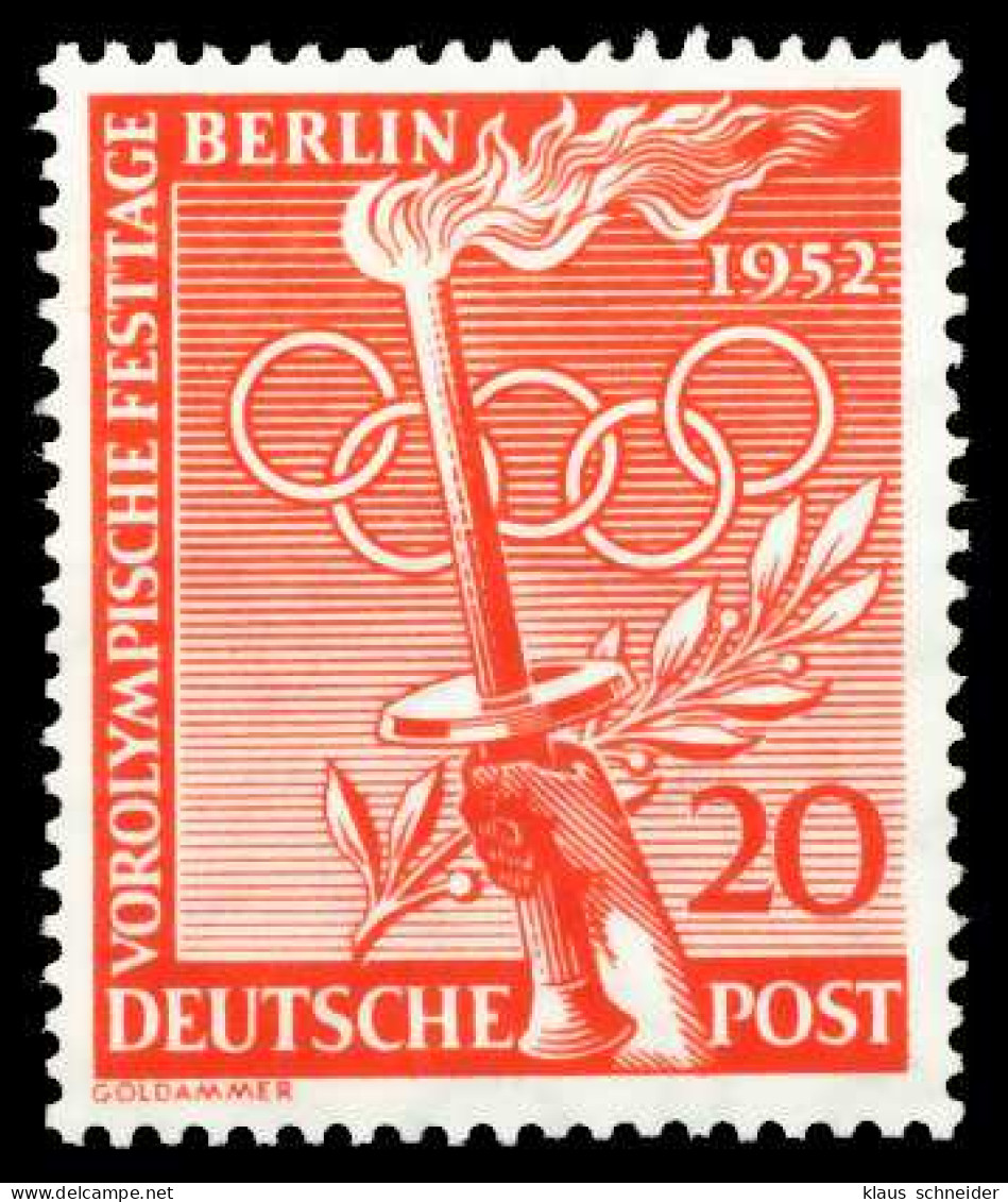 BERLIN 1952 Nr 90 Postfrisch X3F2FFA - Unused Stamps