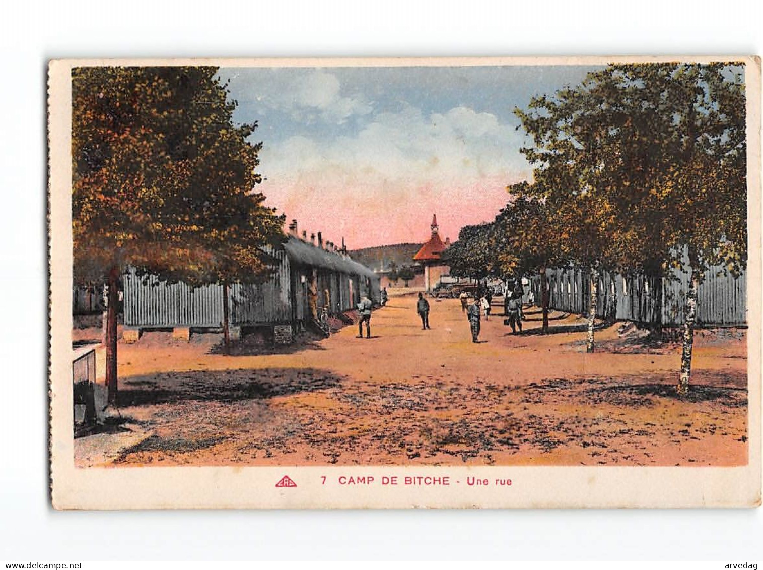 X1697 -  7 CAMP DE BITCHE - UNE RUE - Barracks