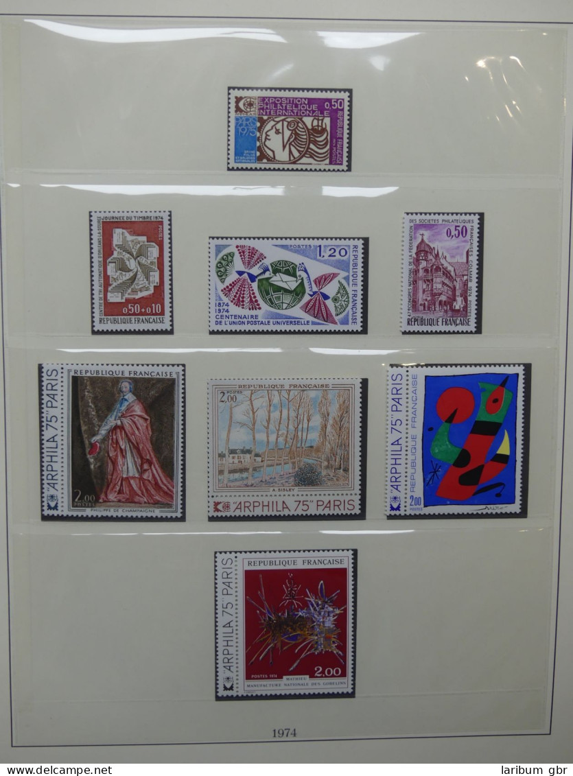 Frankreich Ab 1974-1994 Postfrisch Besammelt In 2 Lindner Vordruckalben #LZ007 - Autres & Non Classés