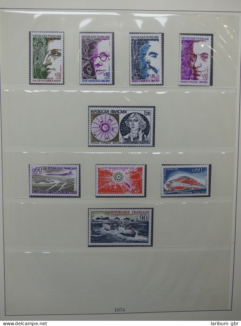 Frankreich Ab 1974-1994 Postfrisch Besammelt In 2 Lindner Vordruckalben #LZ007 - Sonstige & Ohne Zuordnung
