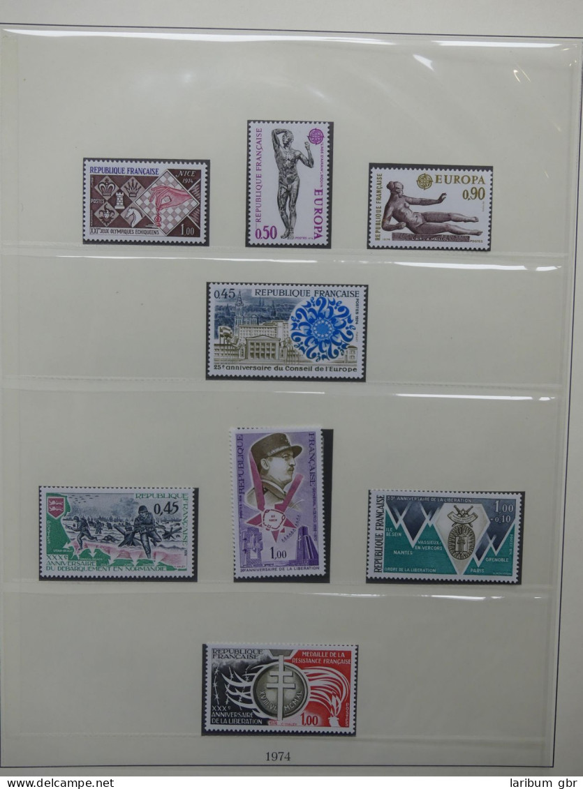 Frankreich Ab 1974-1994 Postfrisch Besammelt In 2 Lindner Vordruckalben #LZ007 - Other & Unclassified