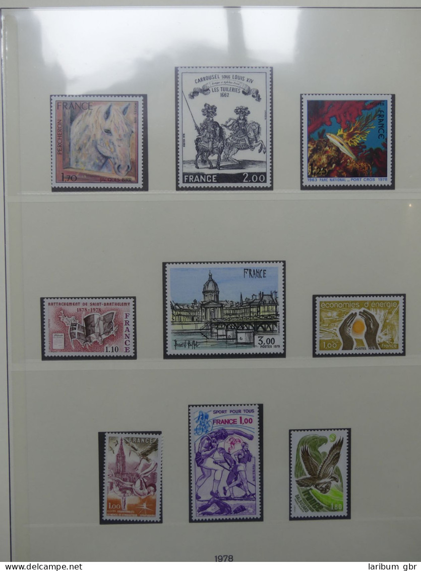 Frankreich ab 1974-1994 postfrisch besammelt in 2 Lindner Vordruckalben #LZ007