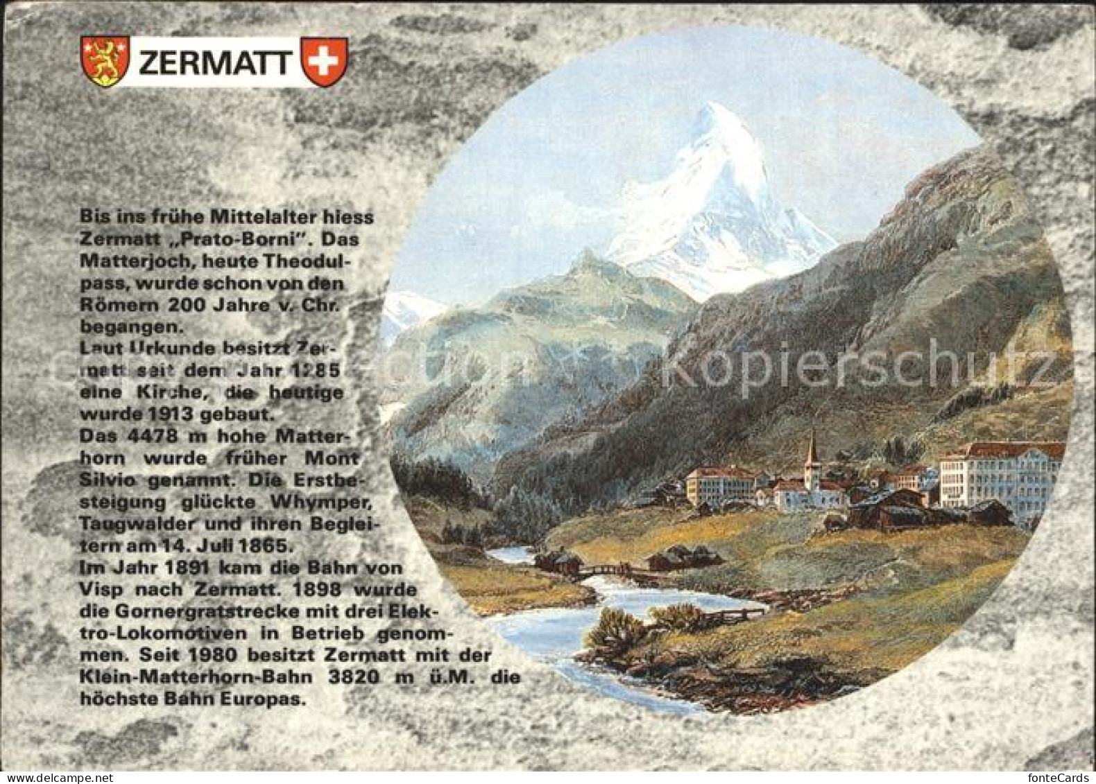 12179101 Zermatt VS Matterhorn  - Autres & Non Classés