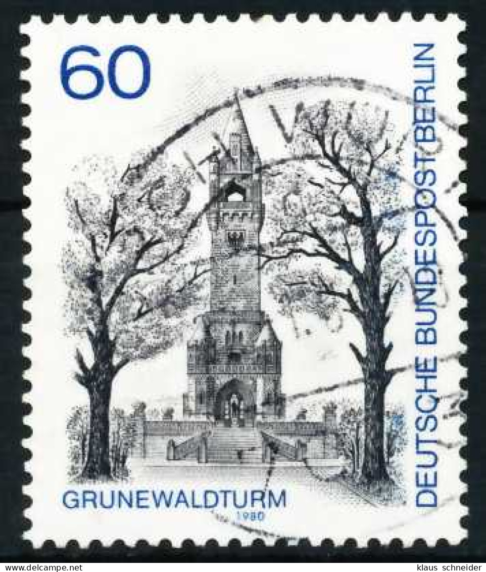 BERLIN 1980 Nr 636 Zentrisch Gestempelt X62111A - Used Stamps