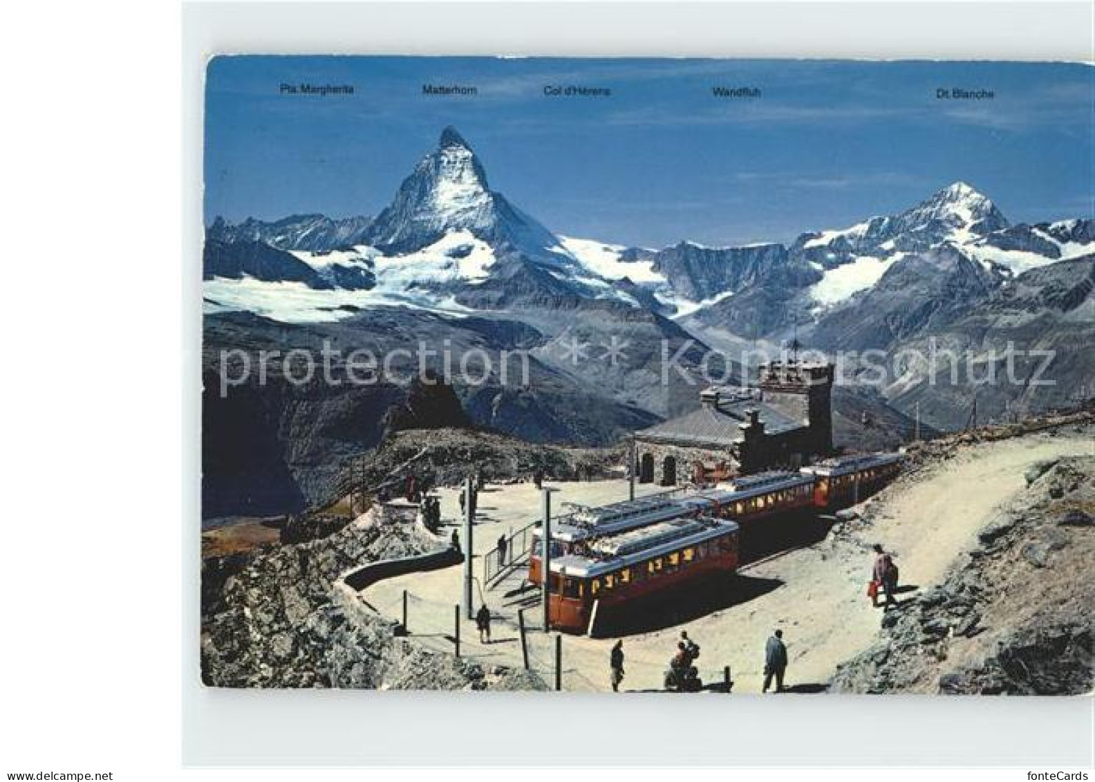 12178450 Gornergratbahn Zermatt Station Gornergrat Matterhorn Gornergratbahn - Autres & Non Classés