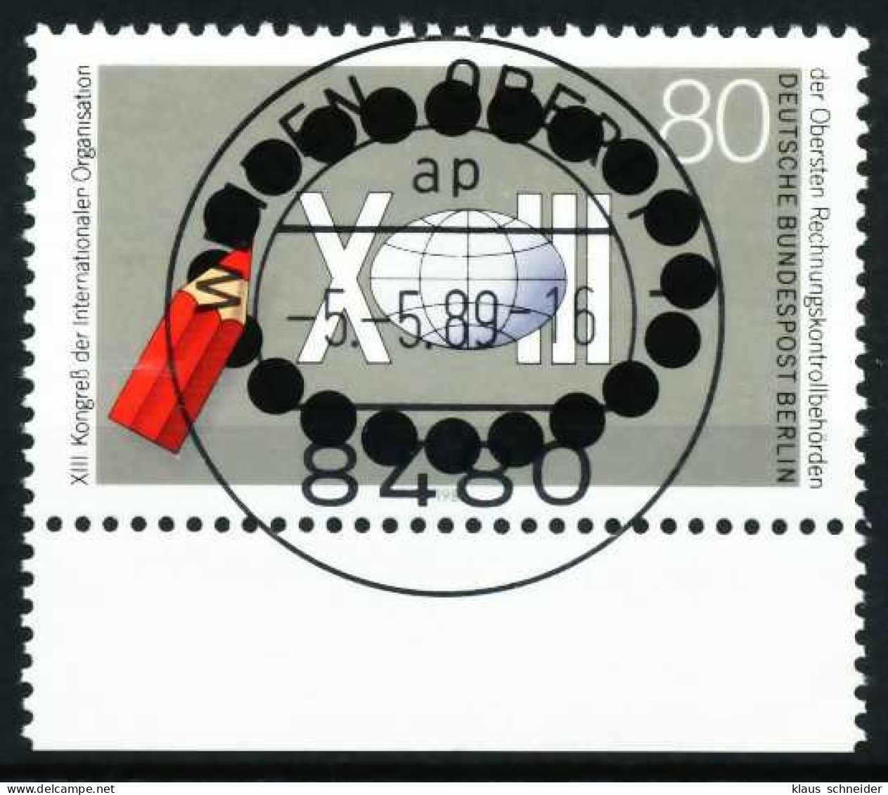 BERLIN 1989 Nr 843 Zentrisch Gestempelt URA X629FBA - Used Stamps