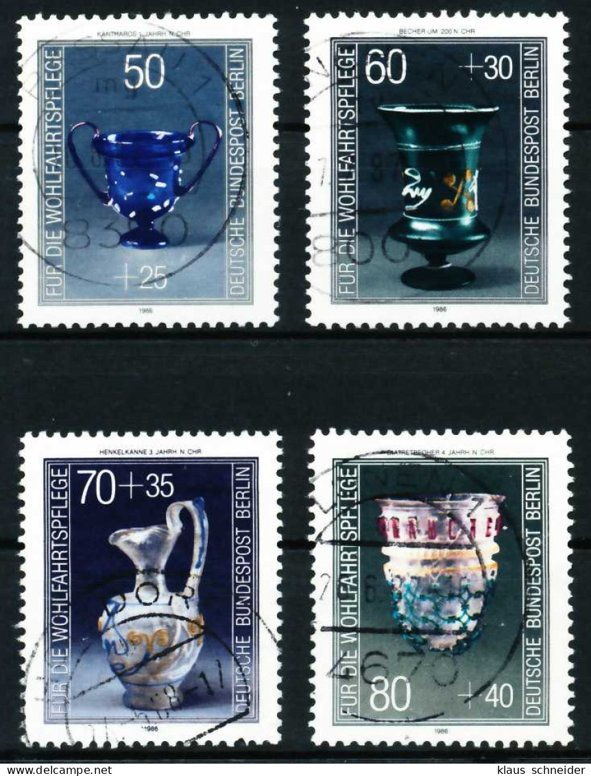 BERLIN 1986 Nr 765-768 Zentrisch Gestempelt X62E2AE - Used Stamps