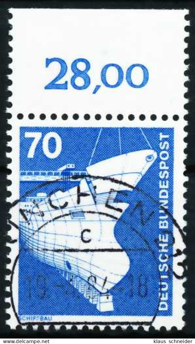 BRD DS INDUSTRIE U. TECHNIK Nr 852 Zentrisch Gestempelt ORA X667EDA - Used Stamps