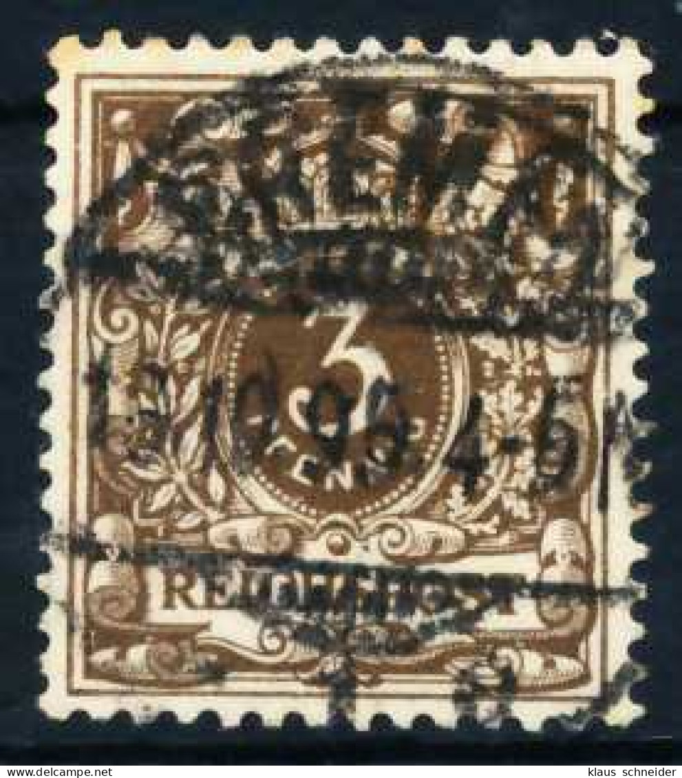 D-REICH K A Nr 45b Zentrisch Gestempelt X68ADAE - Used Stamps