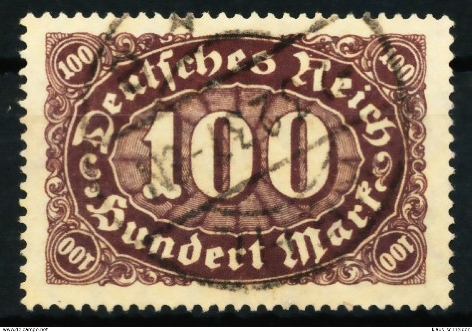 D-REICH INFLA Nr 219I Zentrisch Gestempelt X69BBB2 - Used Stamps