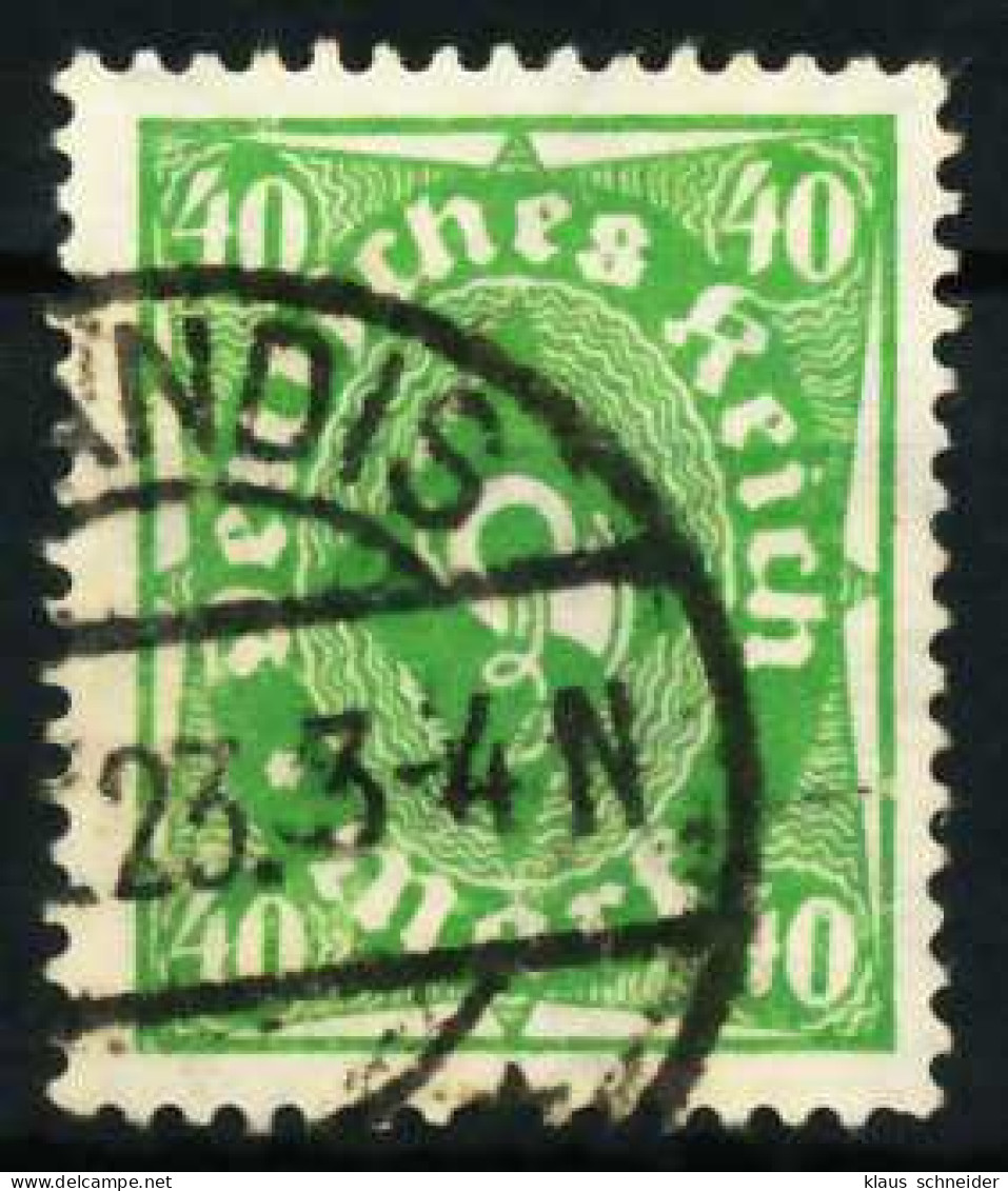 D-REICH INFLA Nr 232P Zentrisch Gestempelt X6A1496 - Used Stamps