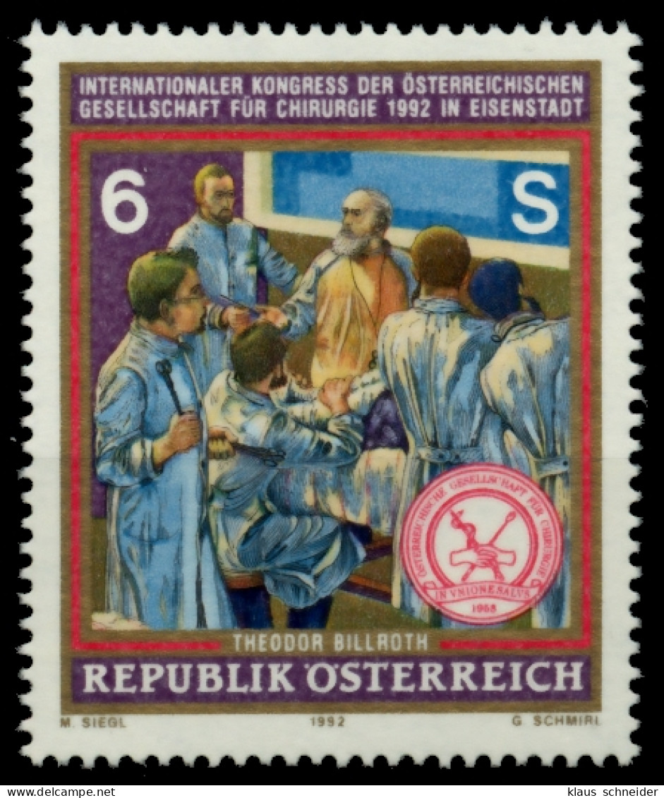 ÖSTERREICH 1992 Nr 2069 Postfrisch SB4E41E - Unused Stamps