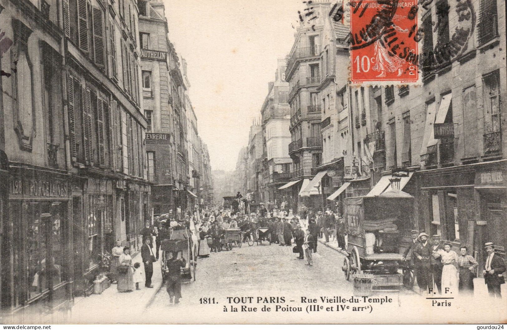 TOUT PARIS - Rue Vieille Du Temple à La Rue Du Poitou - Arrondissement: 03