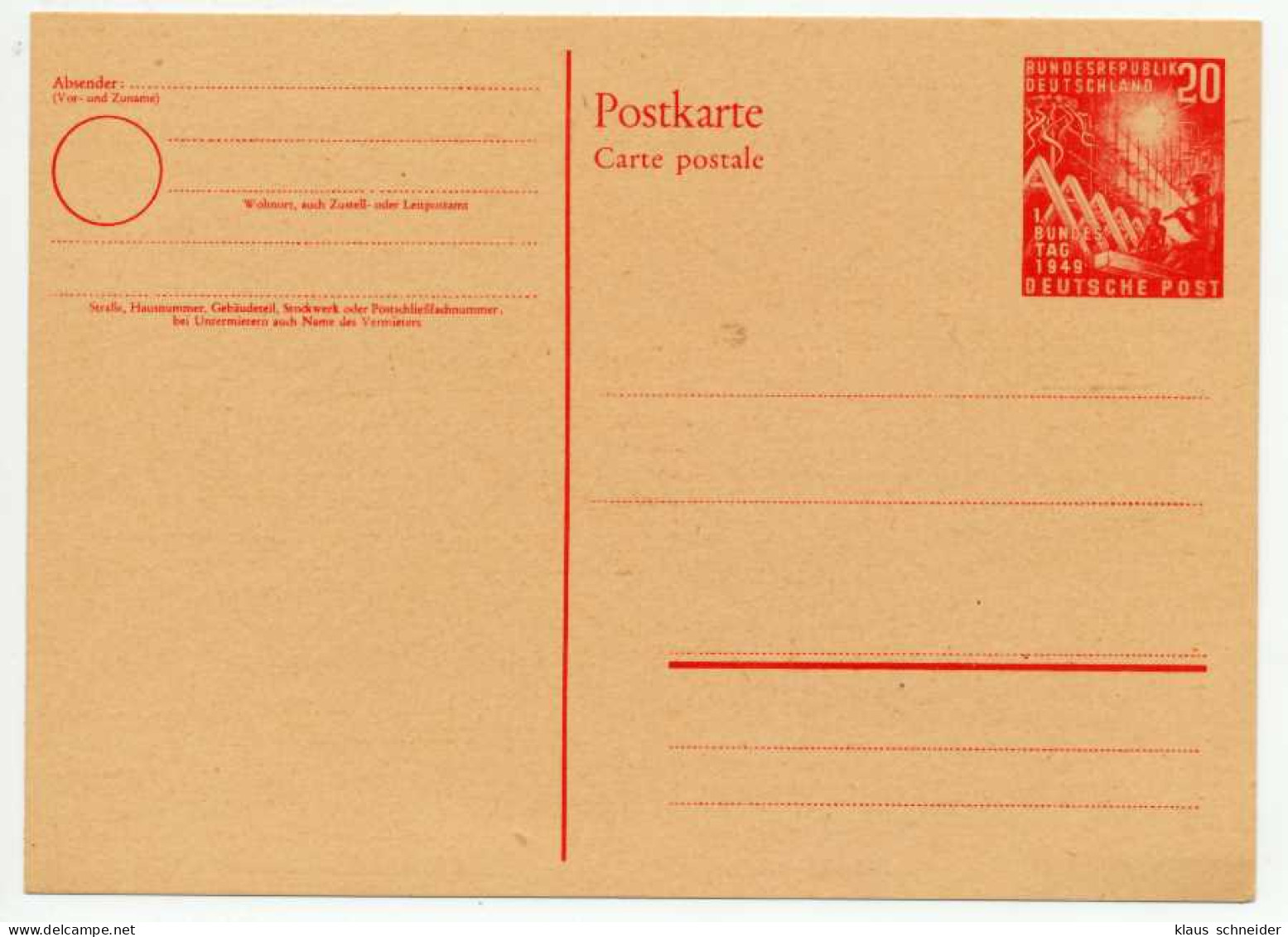 BRD Nr PSo2 UNGEBRAUCHT GANZSACHE X71C812 - Postkaarten - Ongebruikt