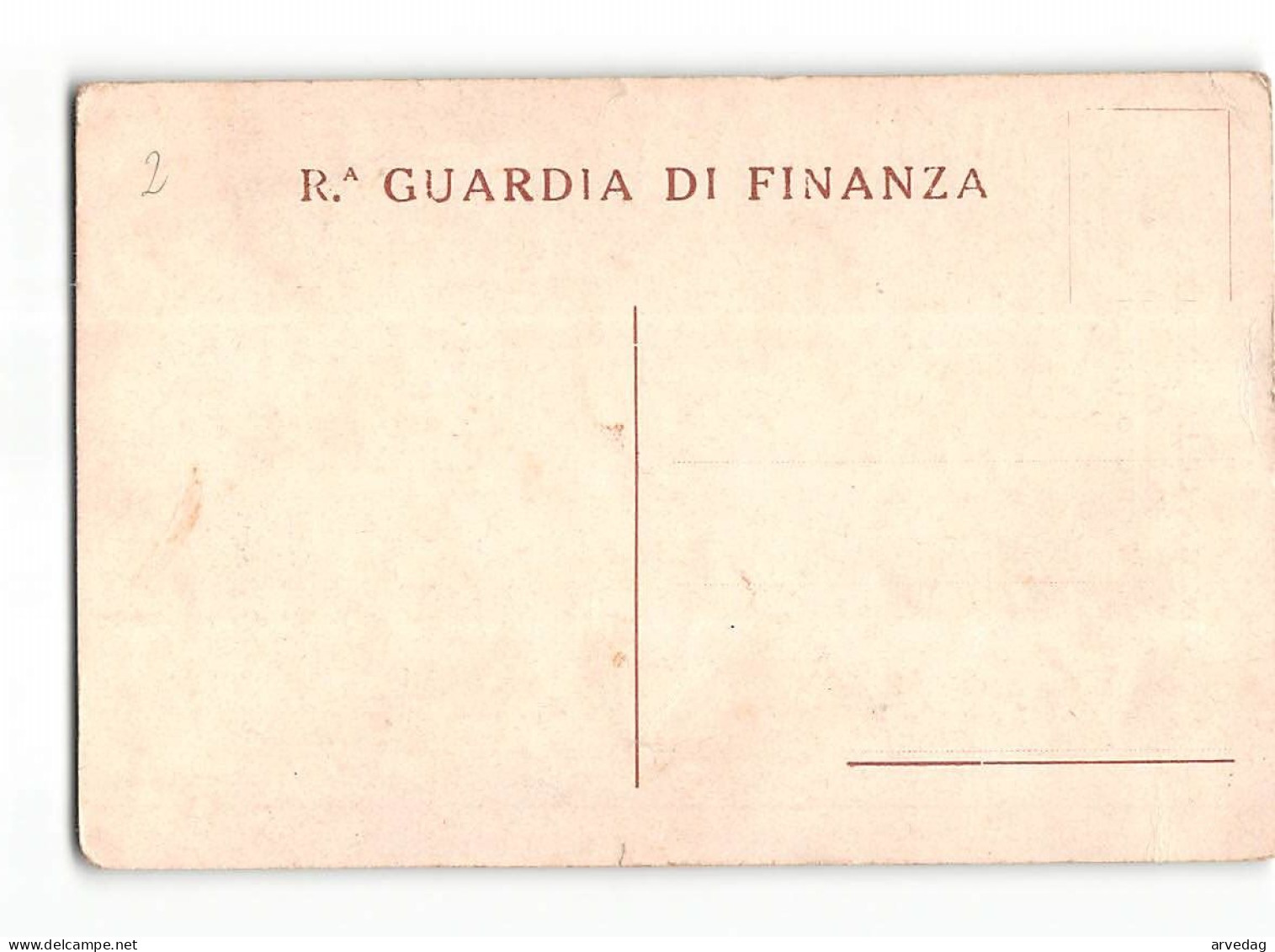 X1705 REGIA GUARDIA DI  FINANZA - CONSEGNA DELLA BANDIERA RICORSO 7 GIUGNO 1914 - Regiments