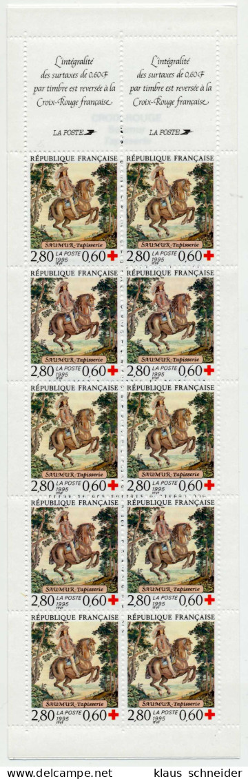 FRANKREICH MARKENHEFT Nr MH39 3091C Postfrisch MH S00330A - Rotes Kreuz