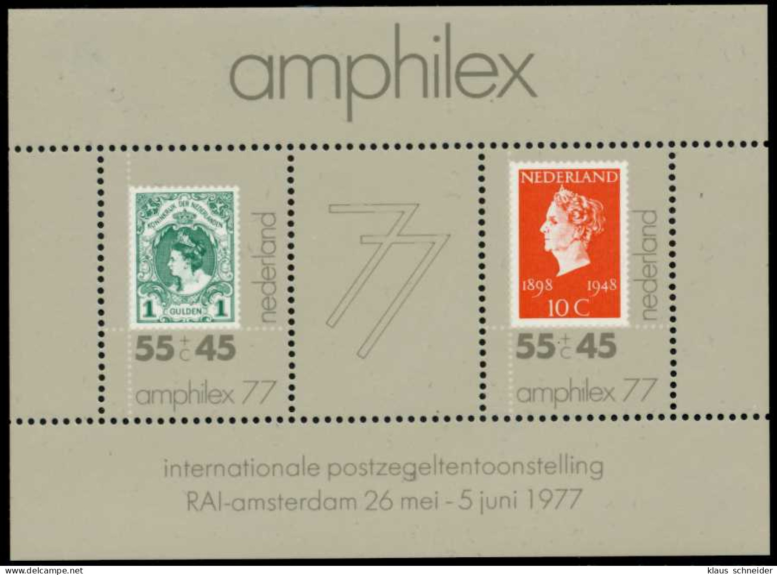 NIEDERLANDE Block 16 Postfrisch S00805E - Blocks & Sheetlets