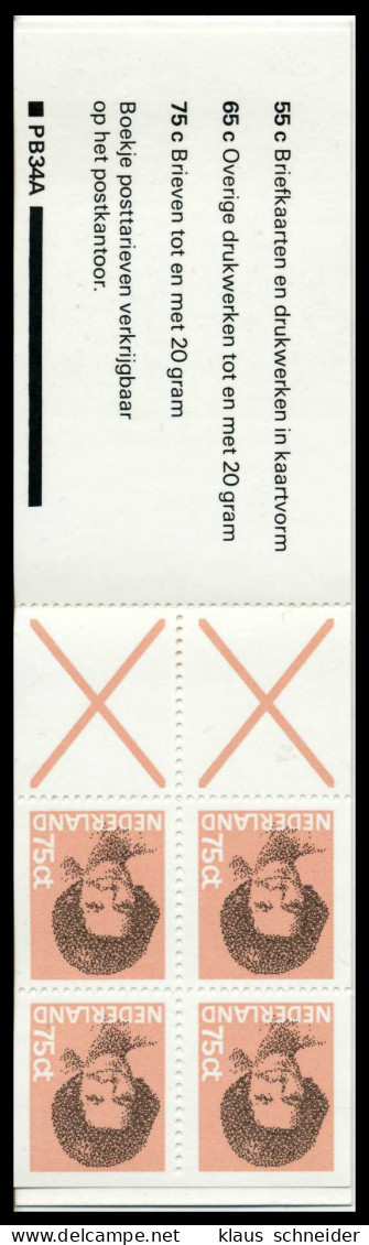 NIEDERLANDE Nr MH 35A Postfrisch S008686 - Postzegelboekjes En Roltandingzegels