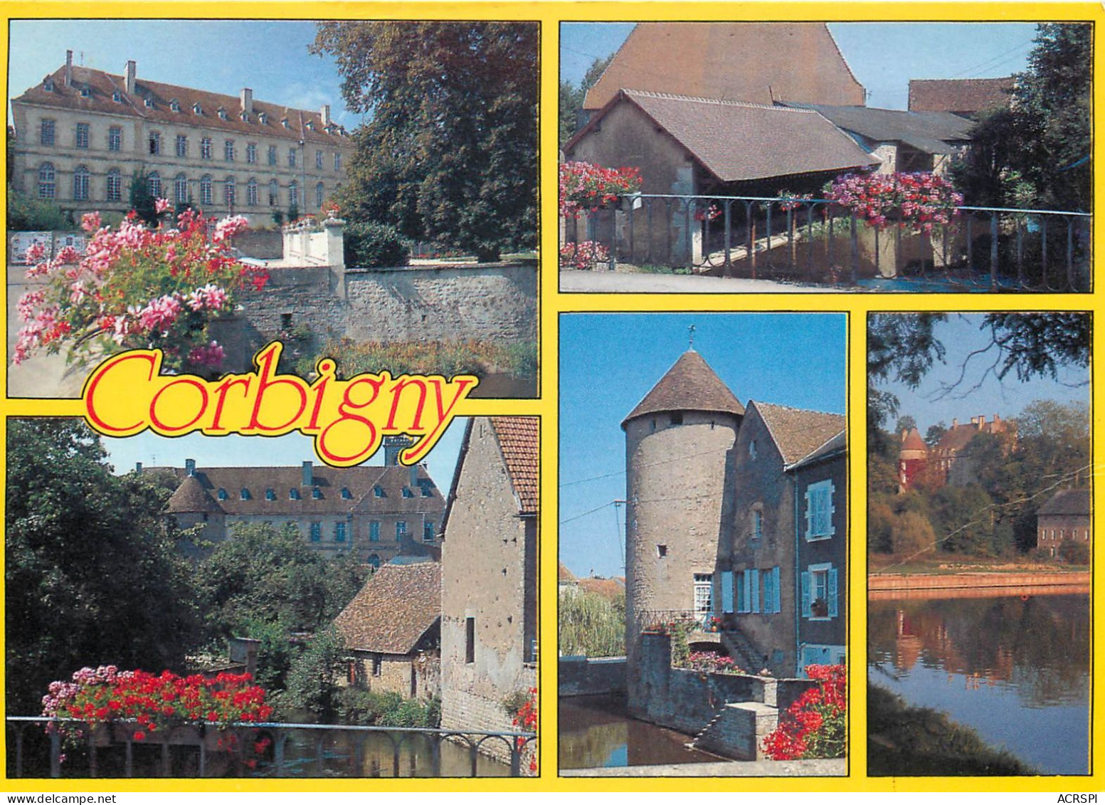 CORBIGNY Lancienne Abbaye Le Lavoir Au Bord De L Anguison 17(scan Recto-verso) MC2418 - Corbigny