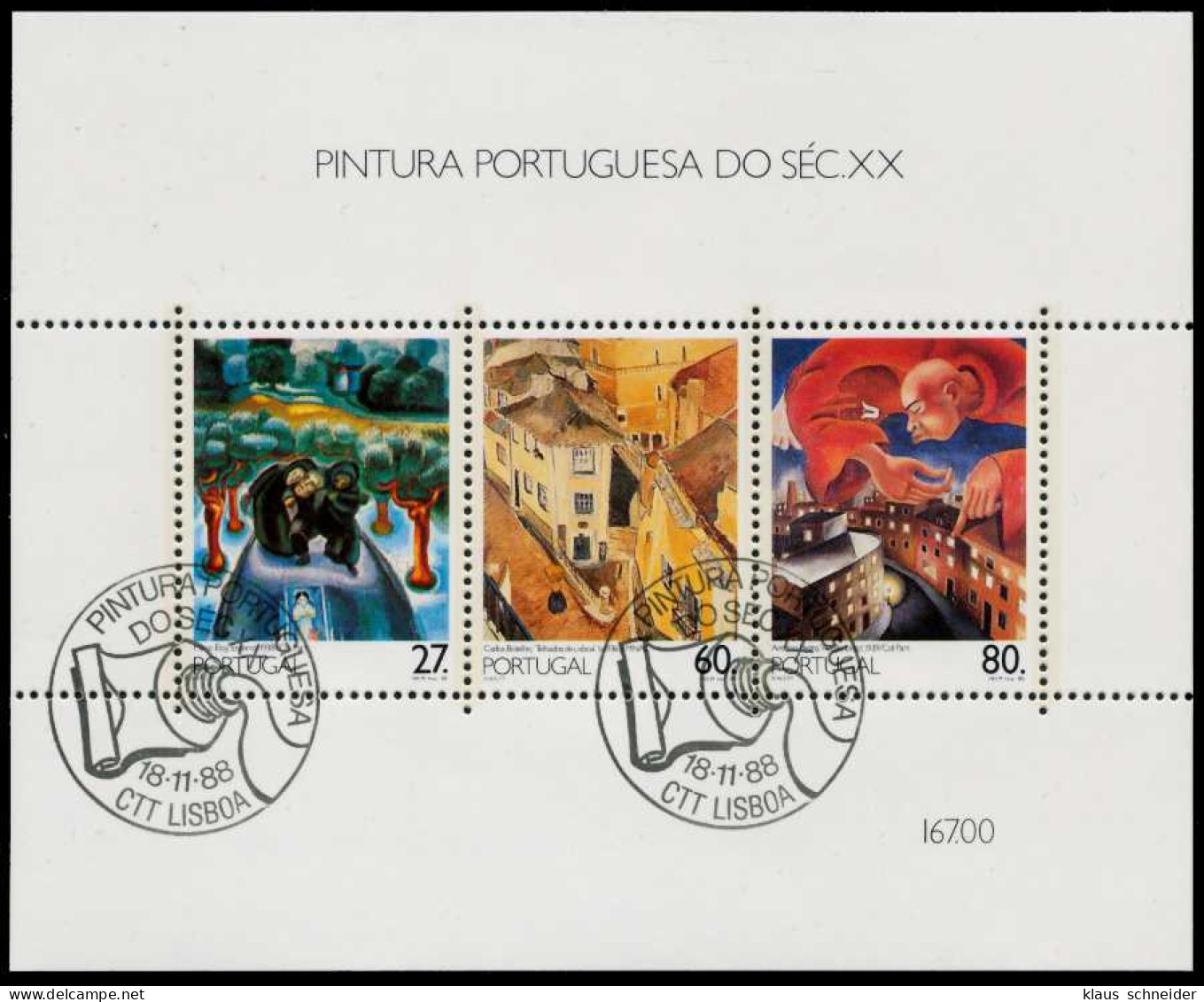 PORTUGAL Block 61 Zentrisch Gestempelt X7DC2E2 - Blocs-feuillets