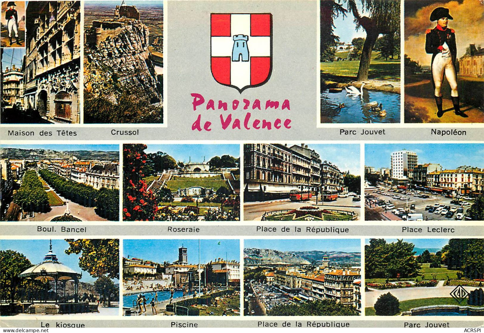 Panorama De Valence 6(scan Recto-verso) MC2413 - Valence