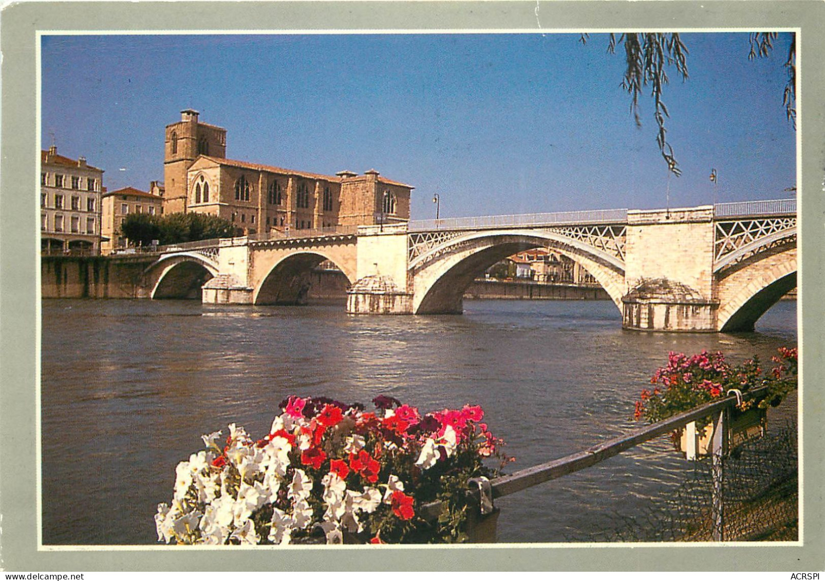ROMAN SUR ISERE Le Pont Et La Collegiale St Barnard 18(scan Recto-verso) MC2410 - Romans Sur Isere